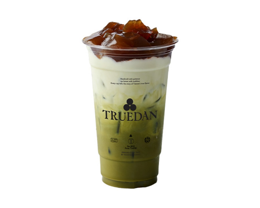 Meteoric Brown Sugar Matcha Milk Tea w/